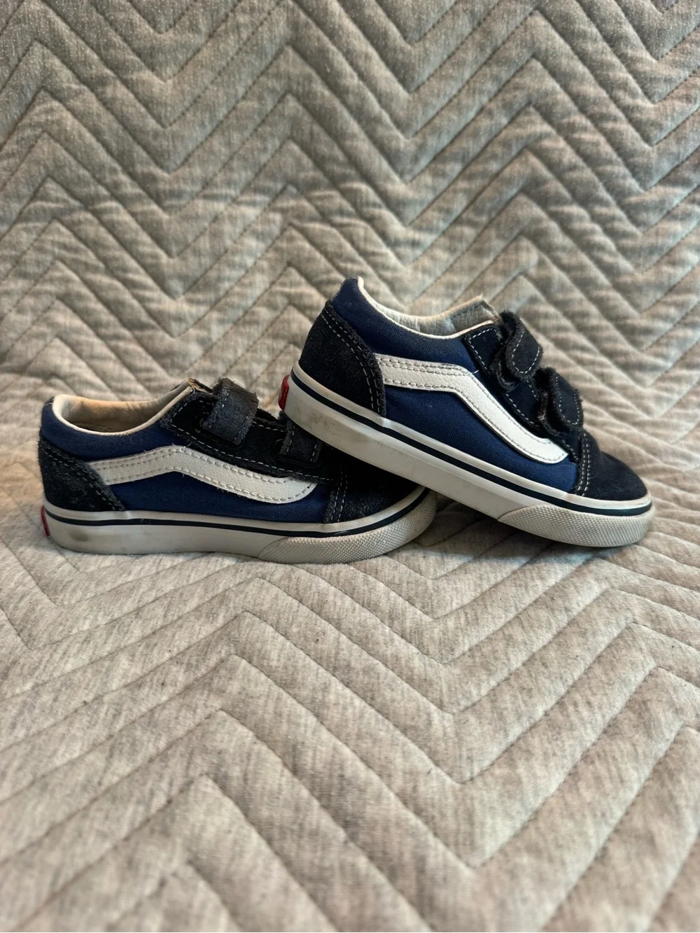 Toddler size 8 Vans brand in blue